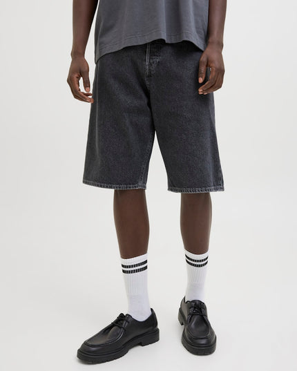 Jack & Jones Baggy Ron Denim Shorts Black