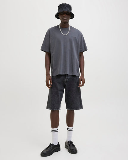 Jack & Jones Baggy Ron Denim Shorts Black