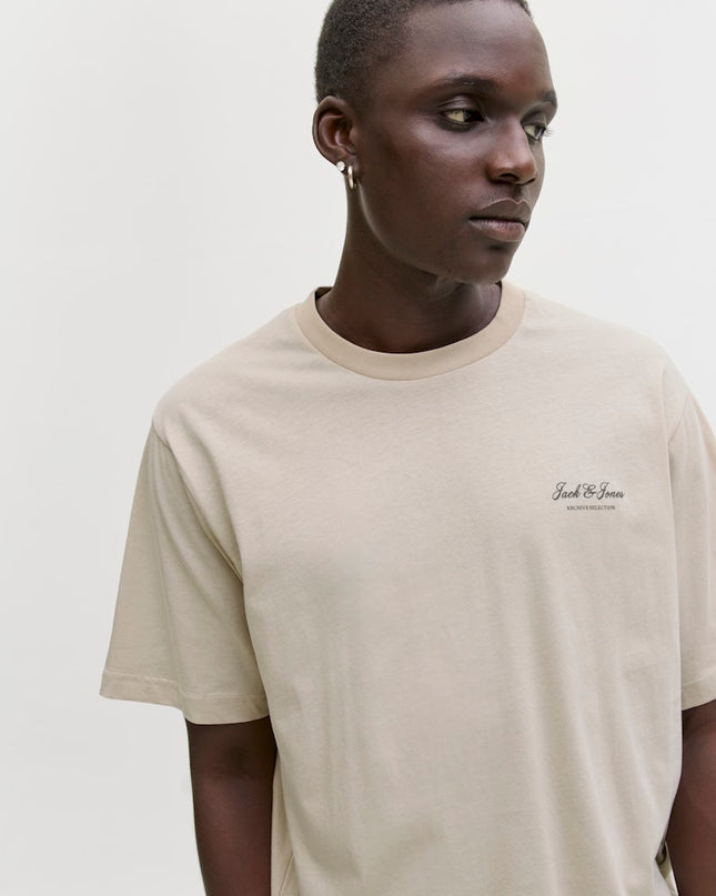 Jack & Jones Archive Graphic Tee Moonbeam