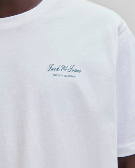 Jack & Jones Archive Graphic Tee White