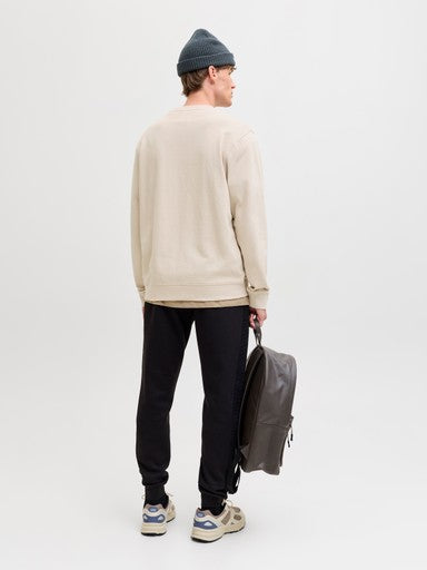 Jack & Jones Archive Graphic Sweater in Moonbeam