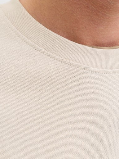 Jack & Jones Archive Graphic Sweater in Moonbeam