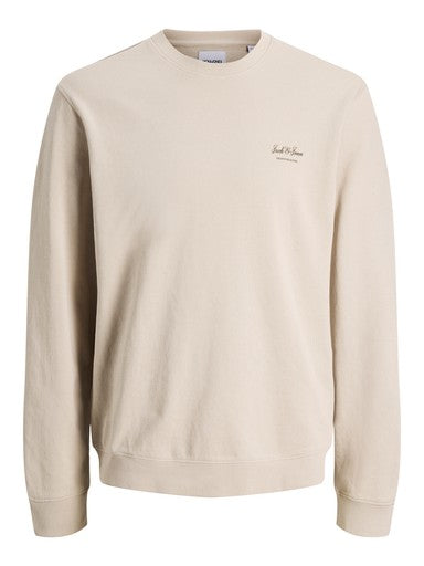 Jack & Jones Archive Graphic Sweater in Moonbeam - 437