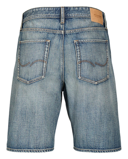 Jack & Jones Alex Originals Baggy Fit Denim Shorts Washed Blue