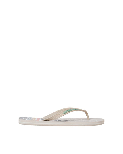 Jack & Jones Palm Print Flip Flops Moonbeam - 1220