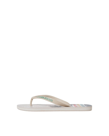 Jack & Jones Palm Print Flip Flops Moonbeam - 1220