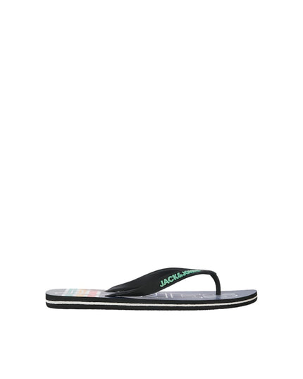 Jack & Jones Palm Print Flip Flops Vintage Indigo
