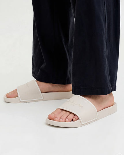 Jack & Jones Wartillery Moulded Slider Moonbeam - 1256