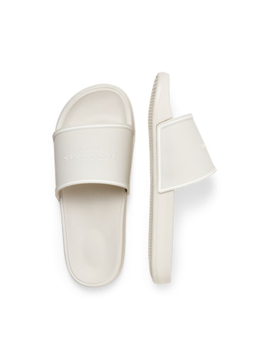 Jack & Jones Artillery Moulded Slider in Moonbeam