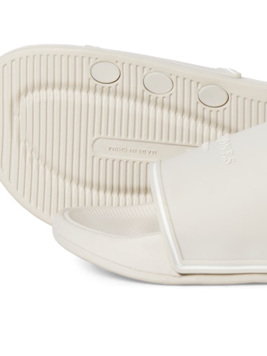 Jack & Jones Artillery Moulded Slider in Moonbeam