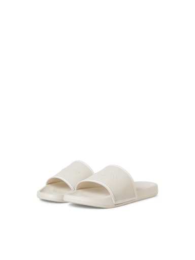 Jack & Jones Artillery Moulded Slider in Moonbeam