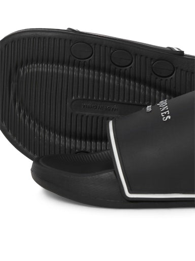 Jack & Jones Artillery Moulded Slider in Black