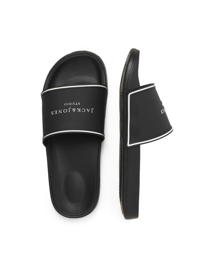 Jack & Jones Wartillery Moulded Slider Black - 1257