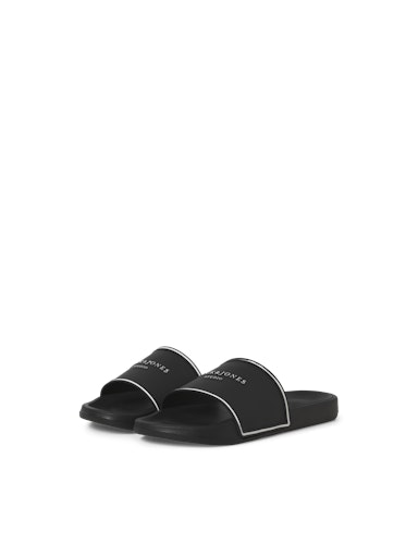 Jack & Jones Artillery Moulded Slider in Black
