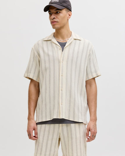 Jack & Jones Coba Resort Shirt Ecru