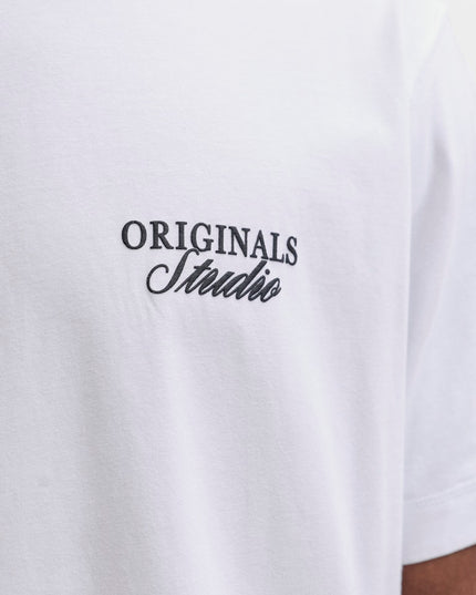 Jack & Jones Loose Fit Back Print Tee White - 377