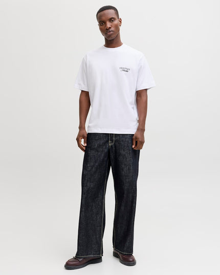 Jack & Jones Loose Fit Back Print Tee White - 377