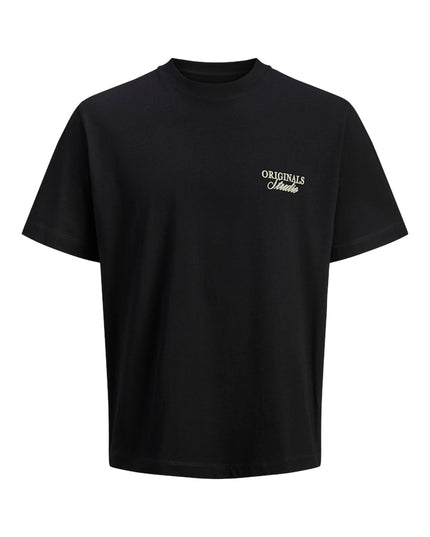 Jack & Jones Loose Fit Back Print Tee Black - 379
