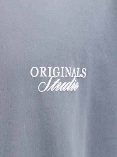 Jack & Jones Back Print Tee in Blue
