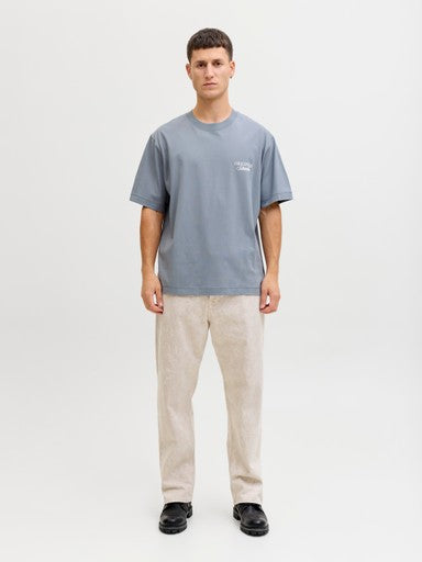 Jack & Jones Back Print Tee in Blue
