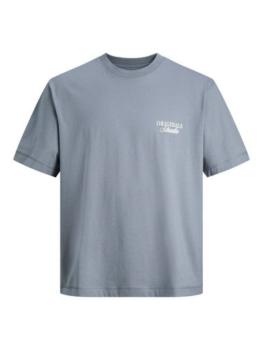 Jack & Jones Back Print Tee in Blue