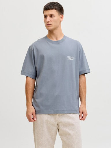 Jack & Jones Back Print Tee in Blue