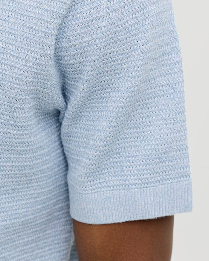 Jack & Jones Riley Knit SS Polo Ashley Blue