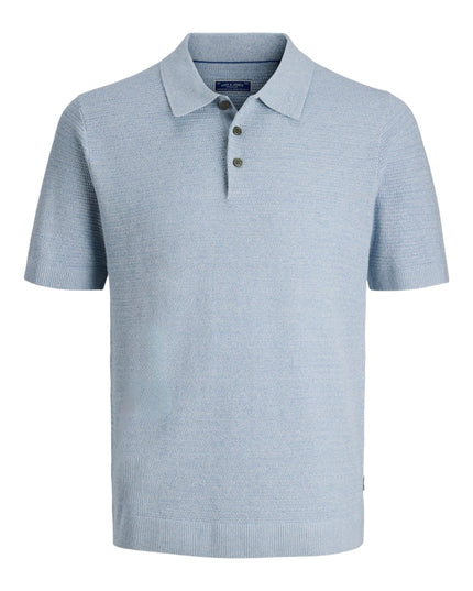 Jack & Jones Riley Knit SS Polo Ashley Blue