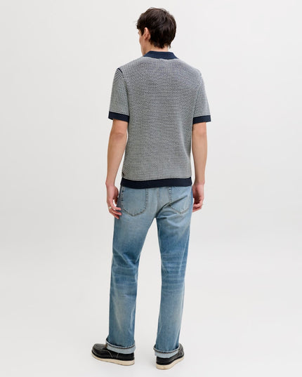 Jack & Jones Kingsley Knit SS Polo Navy