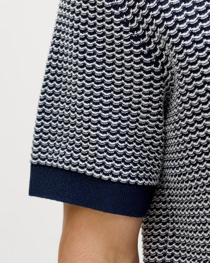 Jack & Jones Kingsley Knit SS Polo Navy
