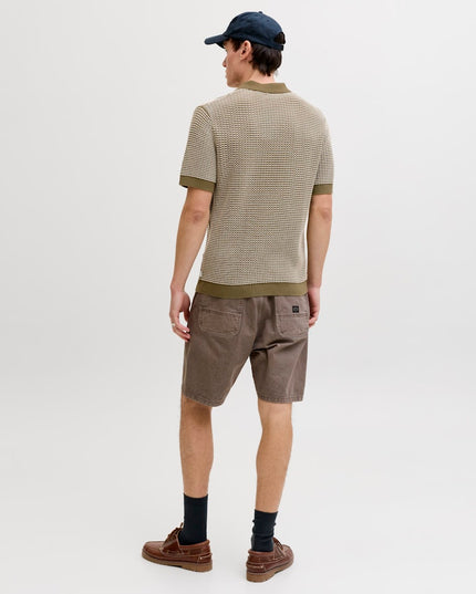 Jack & Jones Kingsley Knit SS Polo Martini Olive