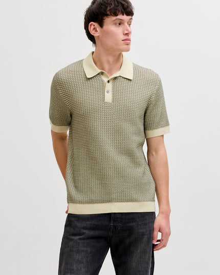 Jack & Jones Kingsley Knit SS Polo Olive