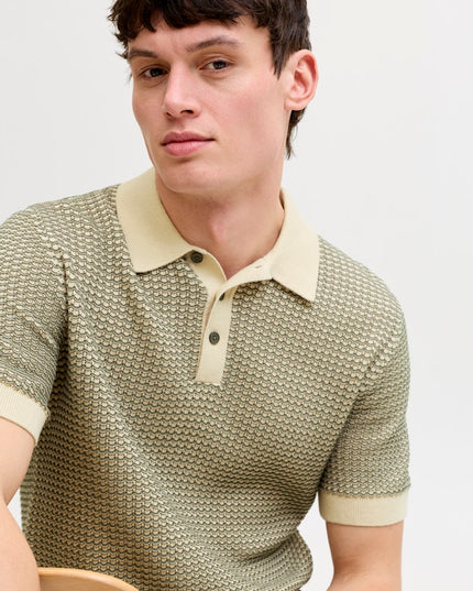 Jack & Jones Kingsley Knit SS Polo Olive