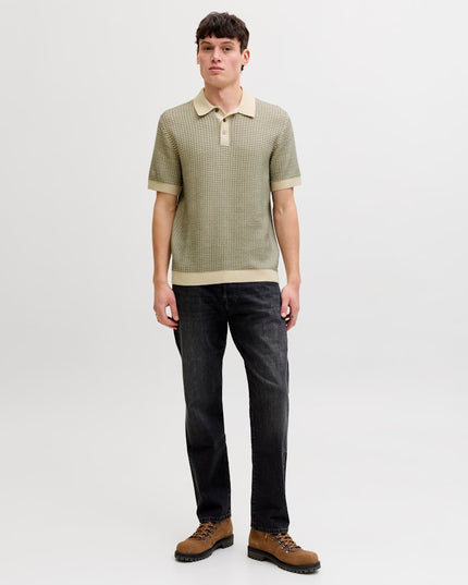 Jack & Jones Kingsley Knit SS Polo Olive