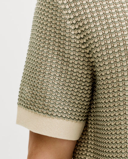 Jack & Jones Kingsley Knit SS Polo Olive