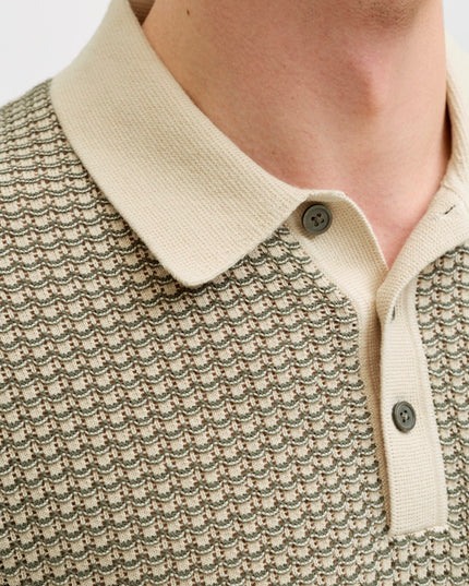 Jack & Jones Kingsley Knit SS Polo Olive