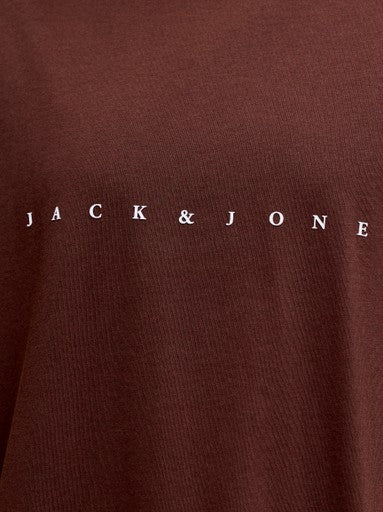 Jack & Jones Star Tee in Brown
