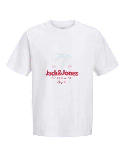 Jack & Jones Riviera Crew Neck Tee White
