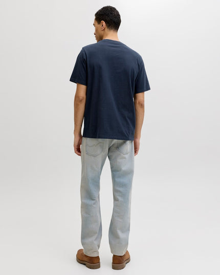 Jack & Jones Riviera Crew Neck Tee Navy - 130