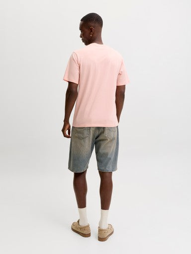 Jack & Jones Riviera Tee in Peach