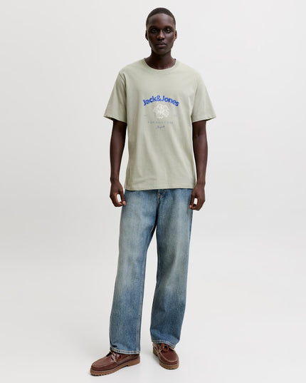 Jack & Jones Riviera Crew Neck Tee Seagrass Green - 225