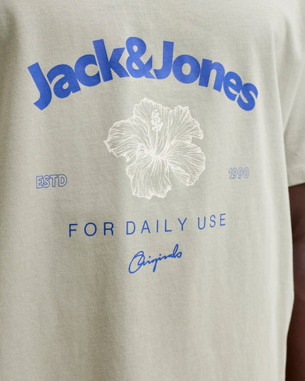 Jack & Jones Riviera Crew Neck Tee Seagrass Green - 225