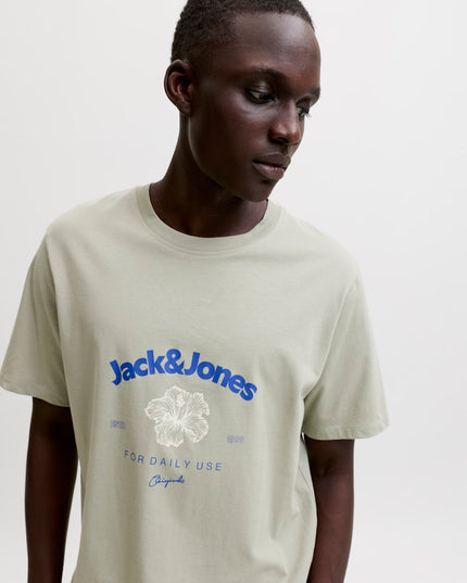 Jack & Jones Riviera Crew Neck Tee Seagrass Green - 225