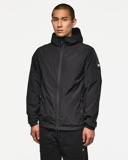 Weekend Offender Technician Fleece Lined Face Mask Jacket Black 