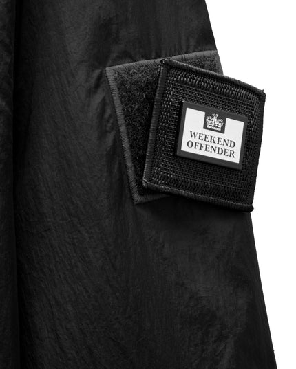 Weekend Offender Technician Fleece Lined Face Mask Jacket Black 