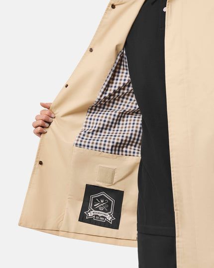 Weekend Offender Whitehouse Mac Jacket in Stone 