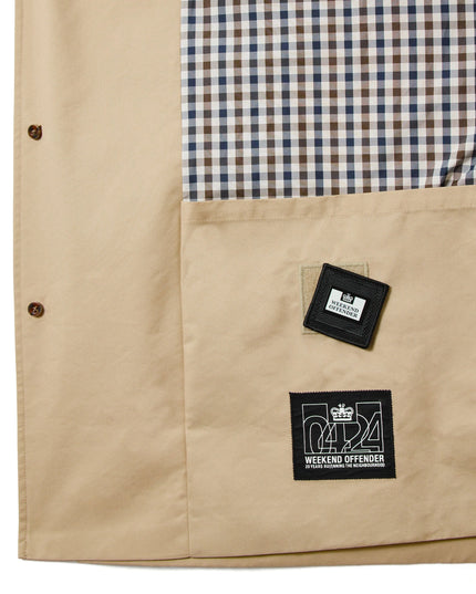 Weekend Offender Whitehouse Mac Jacket in Stone 
