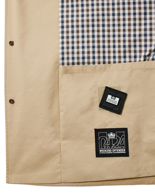 Weekend Offender Whitehouse Mac Jacket in Stone 