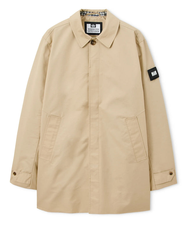Weekend Offender Whitehouse Mac Jacket in Stone 