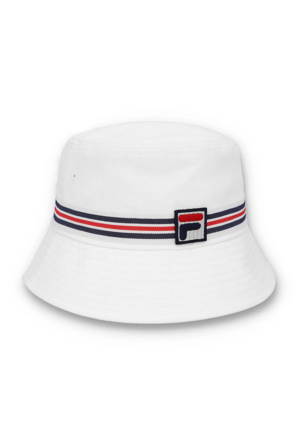 FILA Jojo Heritage Stripe Bucket Hat White - Raw Menswear